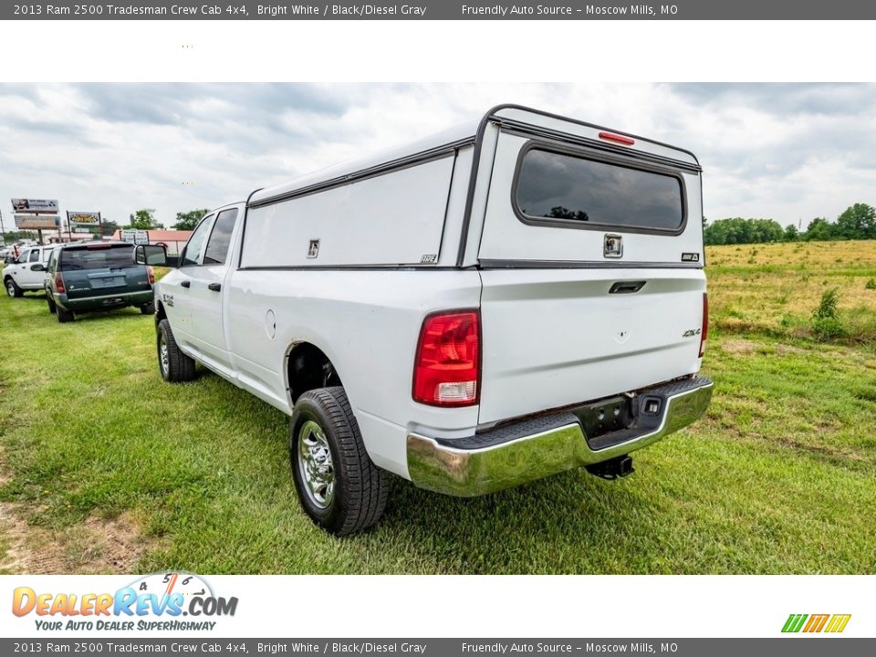 2013 Ram 2500 Tradesman Crew Cab 4x4 Bright White / Black/Diesel Gray Photo #6