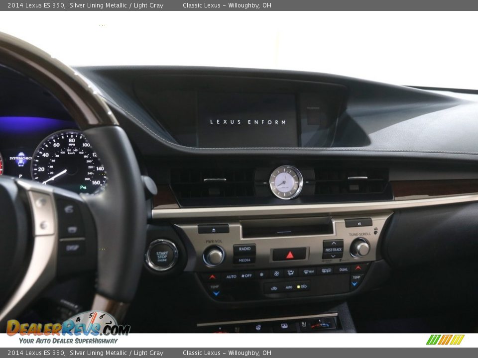 2014 Lexus ES 350 Silver Lining Metallic / Light Gray Photo #10