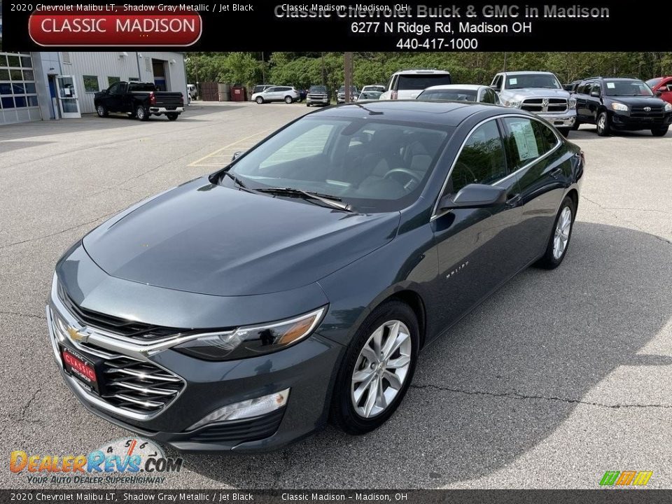2020 Chevrolet Malibu LT Shadow Gray Metallic / Jet Black Photo #1