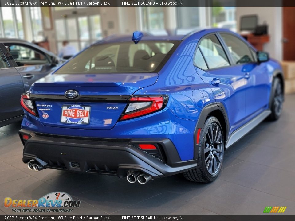 2022 Subaru WRX Premium WR Blue Pearl / Carbon Black Photo #12