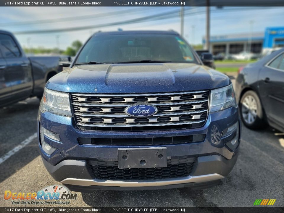 2017 Ford Explorer XLT 4WD Blue Jeans / Ebony Black Photo #2