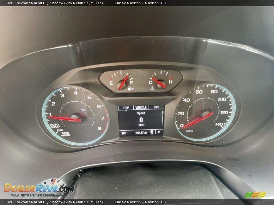 2020 Chevrolet Malibu LT Shadow Gray Metallic / Jet Black Photo #10
