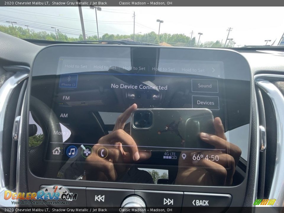 2020 Chevrolet Malibu LT Shadow Gray Metallic / Jet Black Photo #11