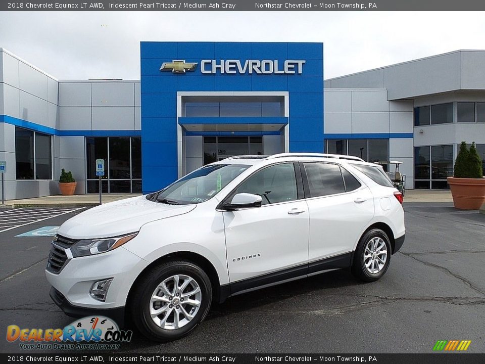 2018 Chevrolet Equinox LT AWD Iridescent Pearl Tricoat / Medium Ash Gray Photo #1