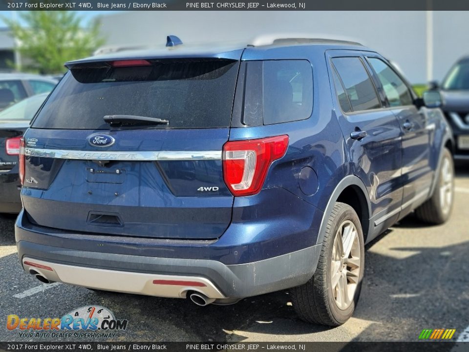 2017 Ford Explorer XLT 4WD Blue Jeans / Ebony Black Photo #6