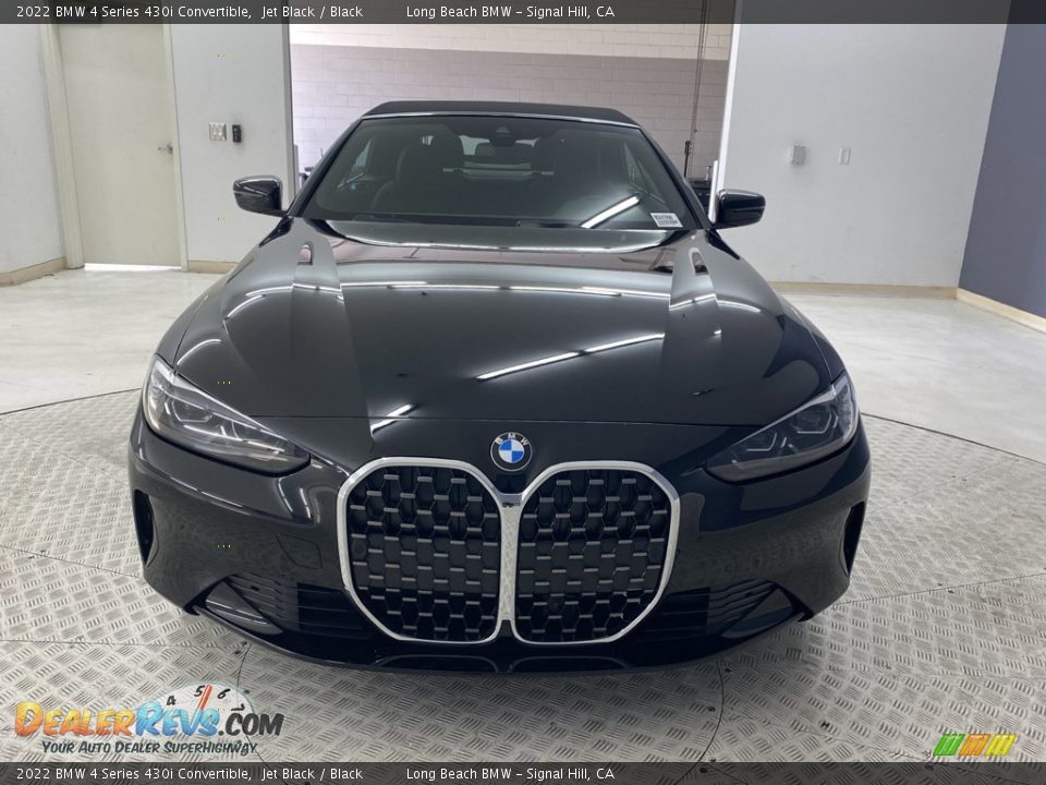 2022 BMW 4 Series 430i Convertible Jet Black / Black Photo #2