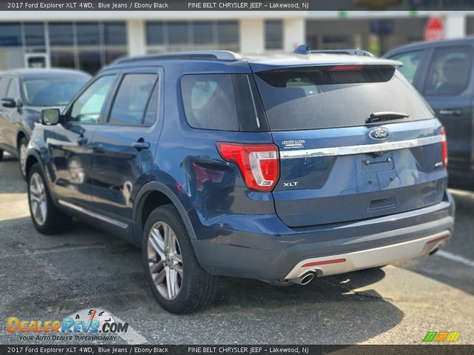 2017 Ford Explorer XLT 4WD Blue Jeans / Ebony Black Photo #8