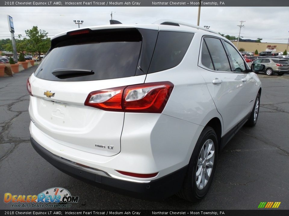 2018 Chevrolet Equinox LT AWD Iridescent Pearl Tricoat / Medium Ash Gray Photo #8