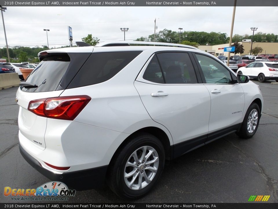 2018 Chevrolet Equinox LT AWD Iridescent Pearl Tricoat / Medium Ash Gray Photo #9