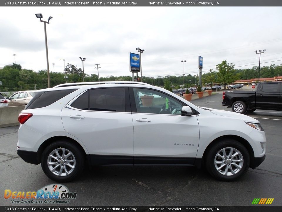 2018 Chevrolet Equinox LT AWD Iridescent Pearl Tricoat / Medium Ash Gray Photo #10