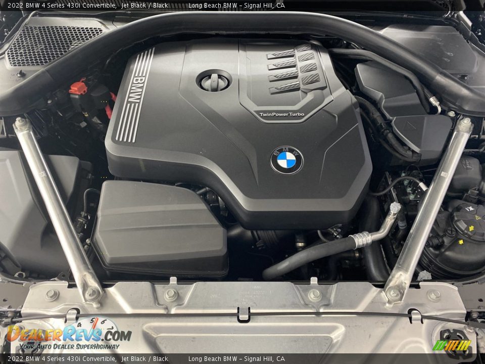 2022 BMW 4 Series 430i Convertible 2.0 Liter DI TwinPower Turbocharged DOHC 16-Valve VVT 4 Cylinder Engine Photo #9