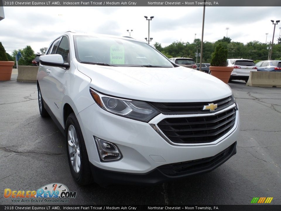 2018 Chevrolet Equinox LT AWD Iridescent Pearl Tricoat / Medium Ash Gray Photo #12