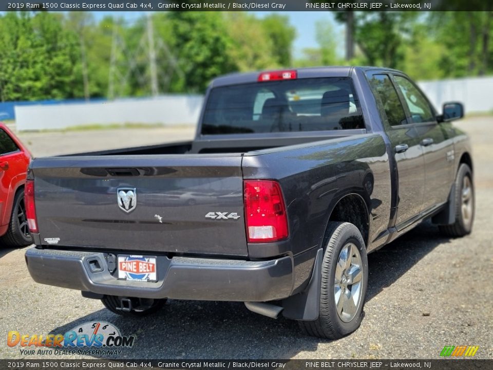 2019 Ram 1500 Classic Express Quad Cab 4x4 Granite Crystal Metallic / Black/Diesel Gray Photo #4