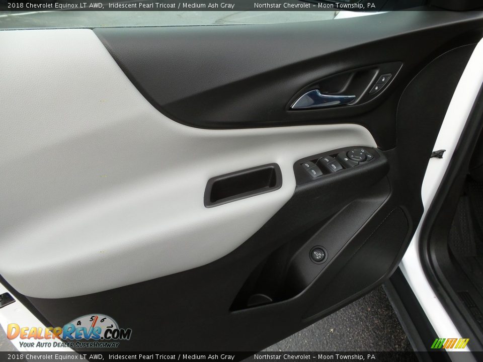 2018 Chevrolet Equinox LT AWD Iridescent Pearl Tricoat / Medium Ash Gray Photo #23