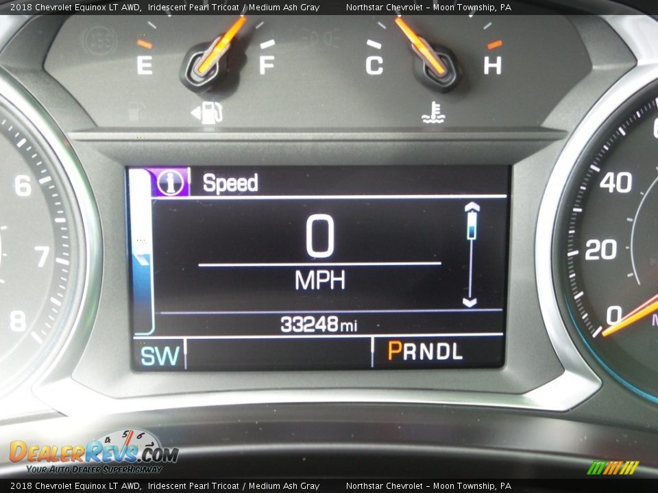 2018 Chevrolet Equinox LT AWD Iridescent Pearl Tricoat / Medium Ash Gray Photo #29