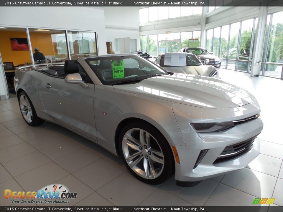 2016 Chevrolet Camaro LT Convertible Silver Ice Metallic / Jet Black Photo #8