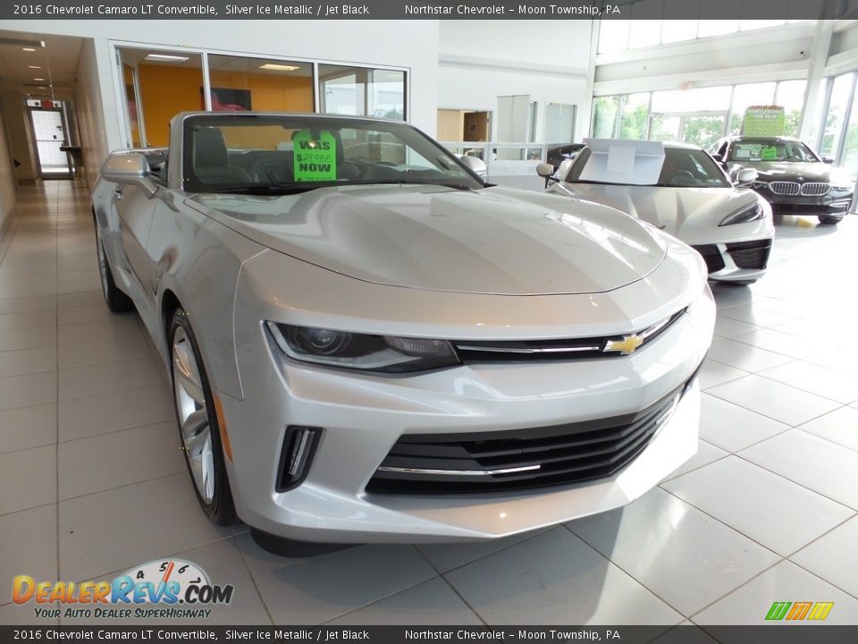 2016 Chevrolet Camaro LT Convertible Silver Ice Metallic / Jet Black Photo #9