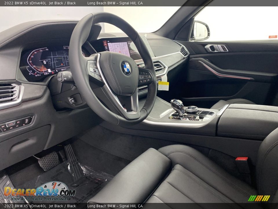 2022 BMW X5 sDrive40i Jet Black / Black Photo #12