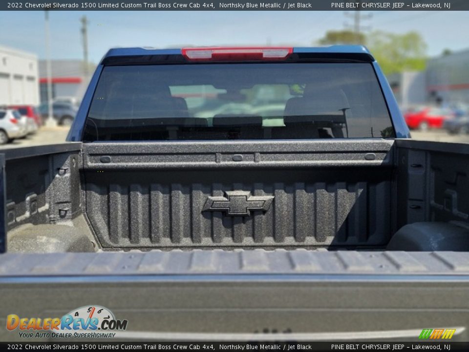 2022 Chevrolet Silverado 1500 Limited Custom Trail Boss Crew Cab 4x4 Northsky Blue Metallic / Jet Black Photo #13