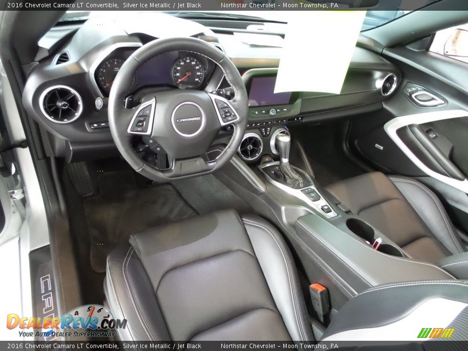 Jet Black Interior - 2016 Chevrolet Camaro LT Convertible Photo #20