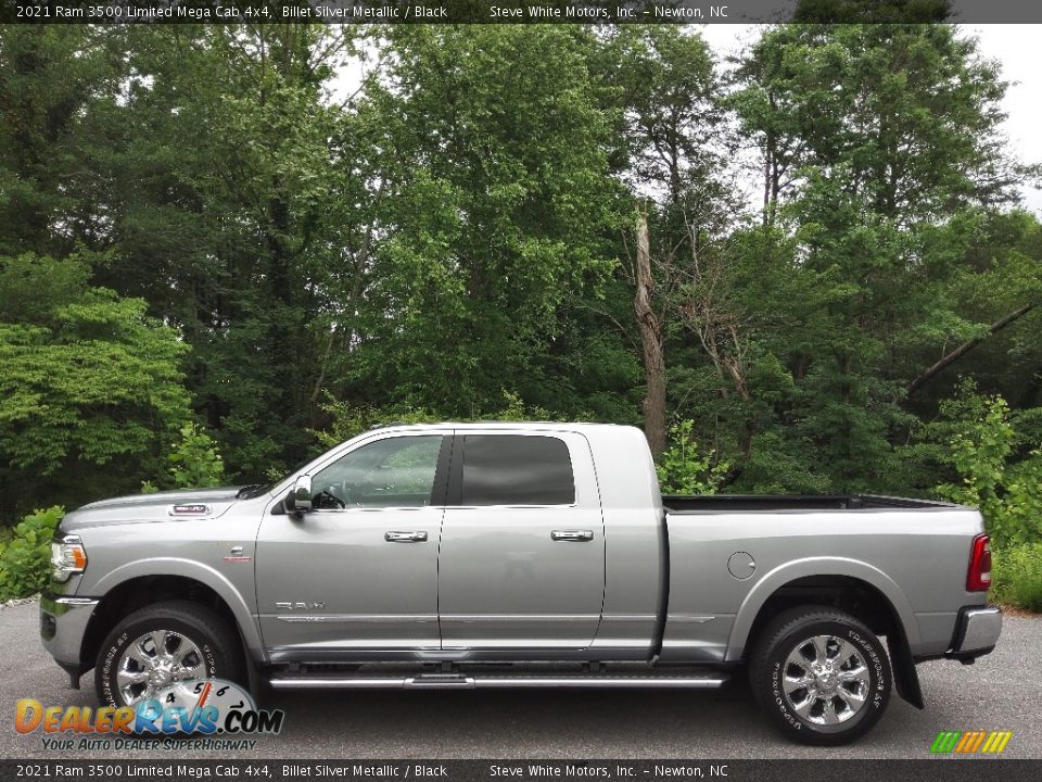 Billet Silver Metallic 2021 Ram 3500 Limited Mega Cab 4x4 Photo #1