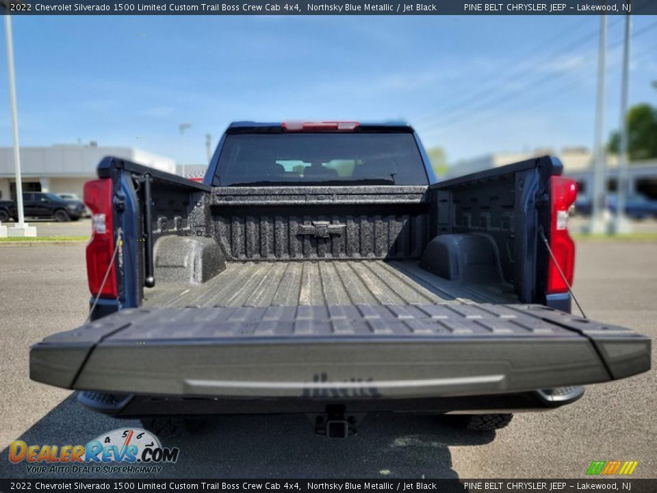 2022 Chevrolet Silverado 1500 Limited Custom Trail Boss Crew Cab 4x4 Northsky Blue Metallic / Jet Black Photo #15