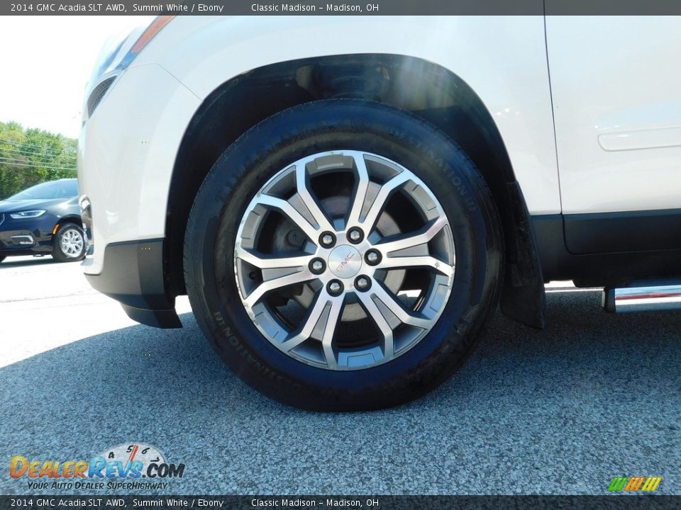 2014 GMC Acadia SLT AWD Summit White / Ebony Photo #5