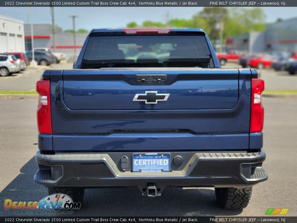 2022 Chevrolet Silverado 1500 Limited Custom Trail Boss Crew Cab 4x4 Northsky Blue Metallic / Jet Black Photo #23