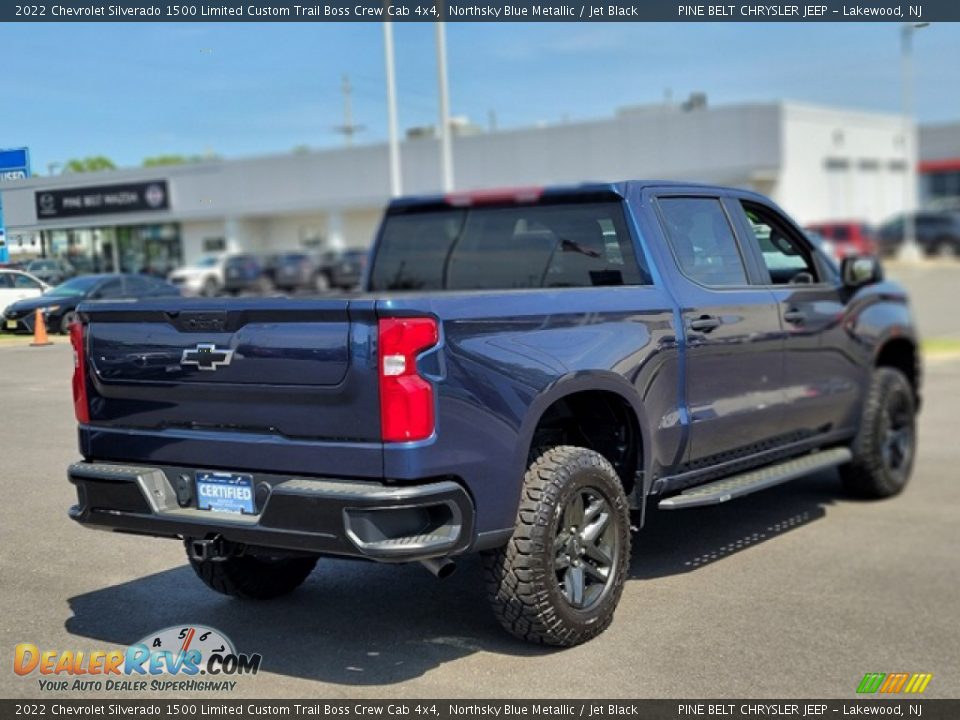 2022 Chevrolet Silverado 1500 Limited Custom Trail Boss Crew Cab 4x4 Northsky Blue Metallic / Jet Black Photo #24