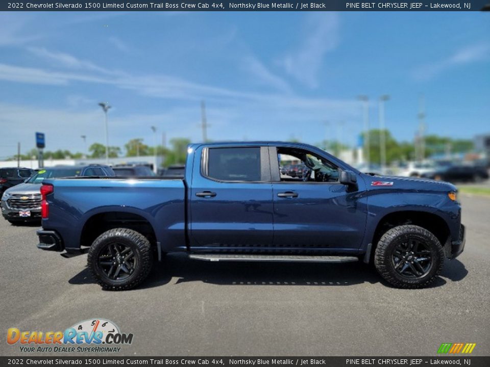 Northsky Blue Metallic 2022 Chevrolet Silverado 1500 Limited Custom Trail Boss Crew Cab 4x4 Photo #25