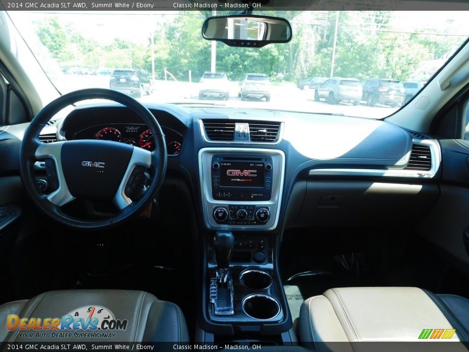 2014 GMC Acadia SLT AWD Summit White / Ebony Photo #7