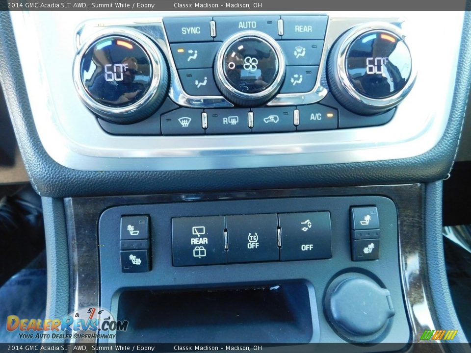 2014 GMC Acadia SLT AWD Summit White / Ebony Photo #11