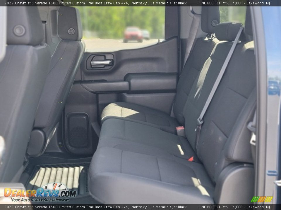 Rear Seat of 2022 Chevrolet Silverado 1500 Limited Custom Trail Boss Crew Cab 4x4 Photo #34