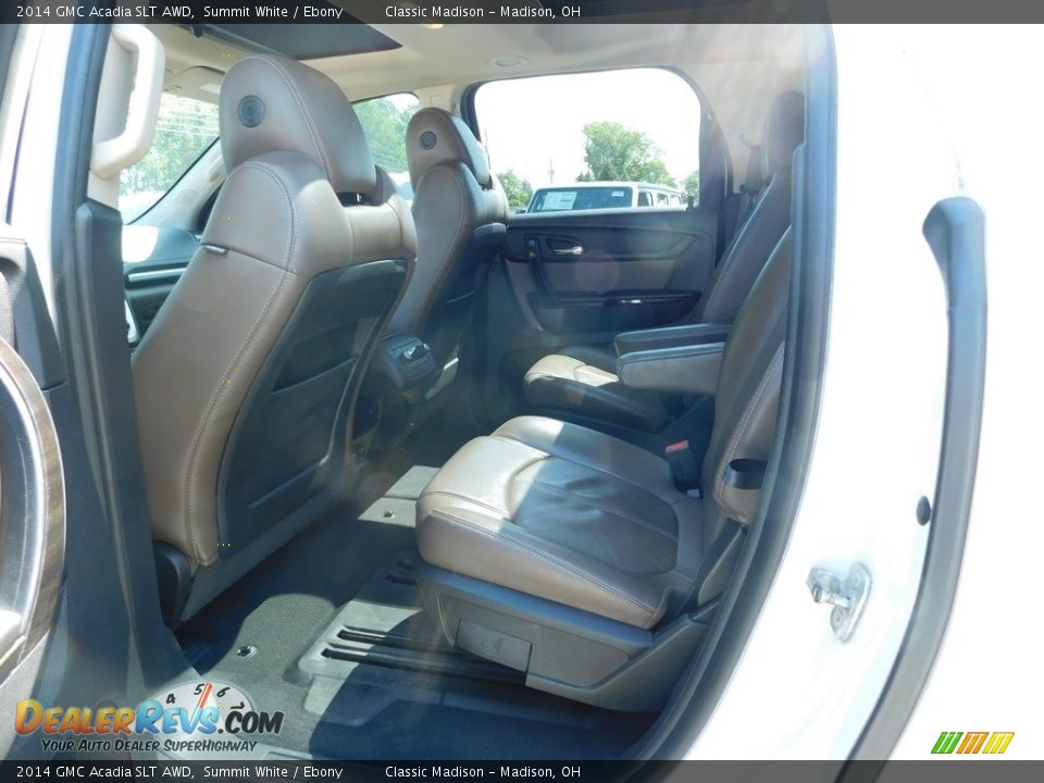 2014 GMC Acadia SLT AWD Summit White / Ebony Photo #15