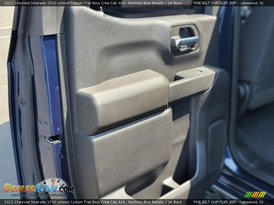 2022 Chevrolet Silverado 1500 Limited Custom Trail Boss Crew Cab 4x4 Northsky Blue Metallic / Jet Black Photo #35
