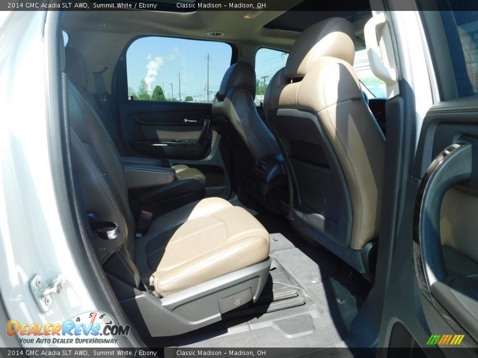 2014 GMC Acadia SLT AWD Summit White / Ebony Photo #16