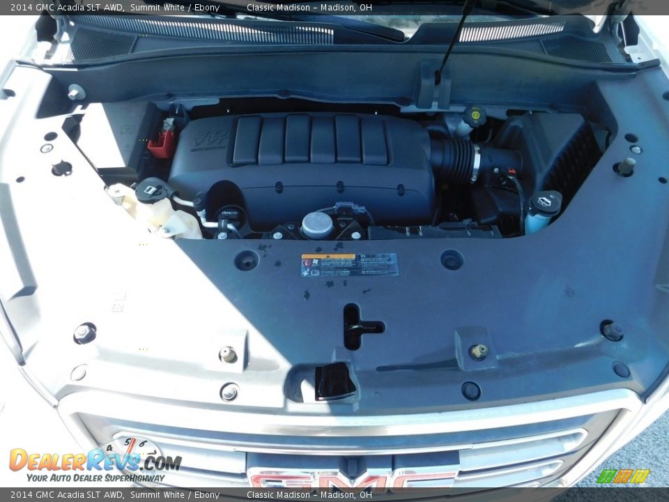 2014 GMC Acadia SLT AWD Summit White / Ebony Photo #20
