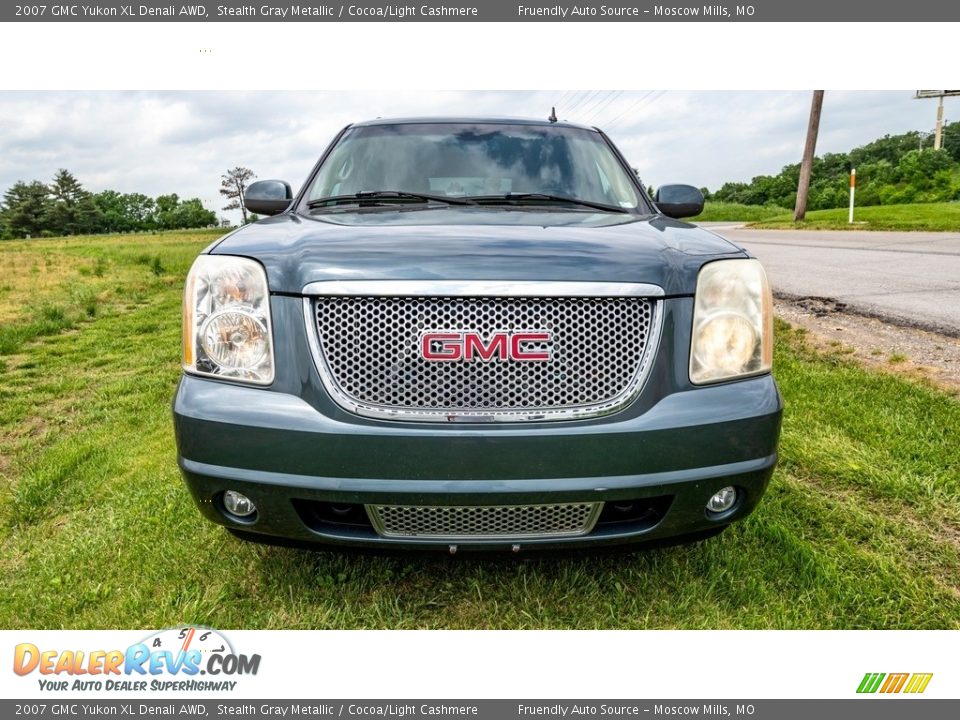 2007 GMC Yukon XL Denali AWD Stealth Gray Metallic / Cocoa/Light Cashmere Photo #9