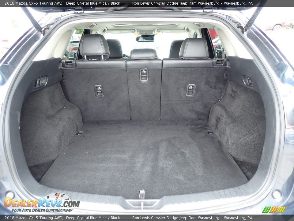 2018 Mazda CX-5 Touring AWD Deep Crystal Blue Mica / Black Photo #5