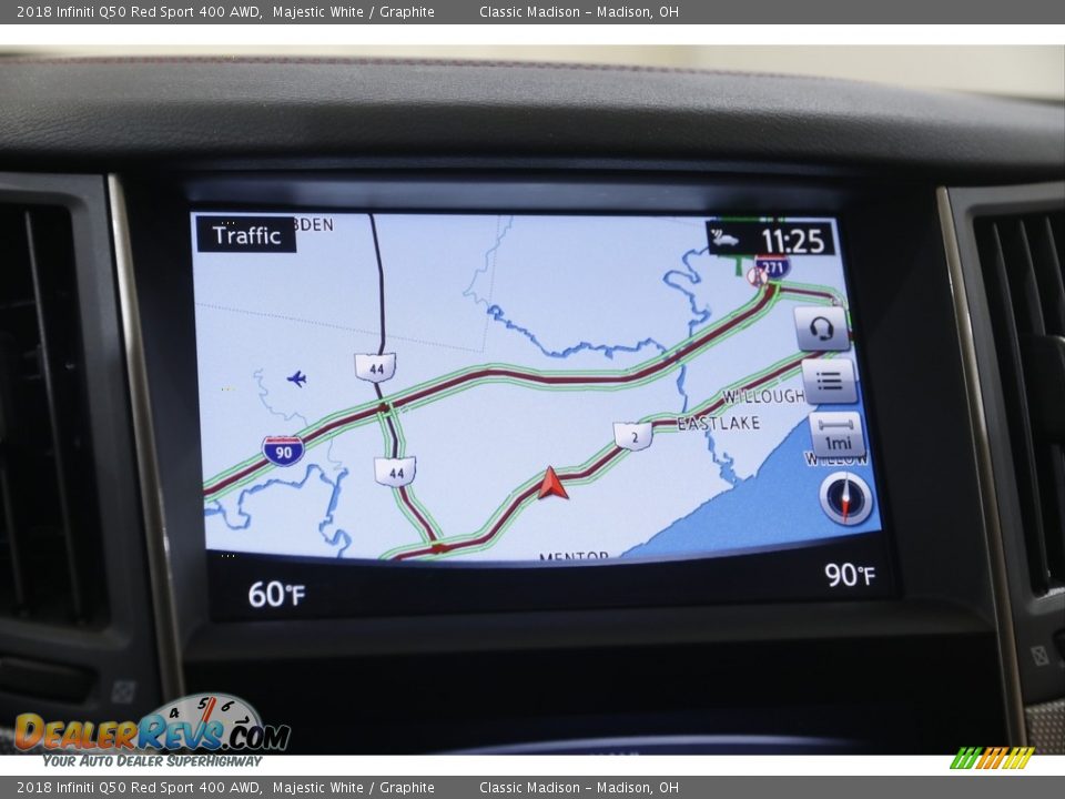 2018 Infiniti Q50 Red Sport 400 AWD Majestic White / Graphite Photo #10