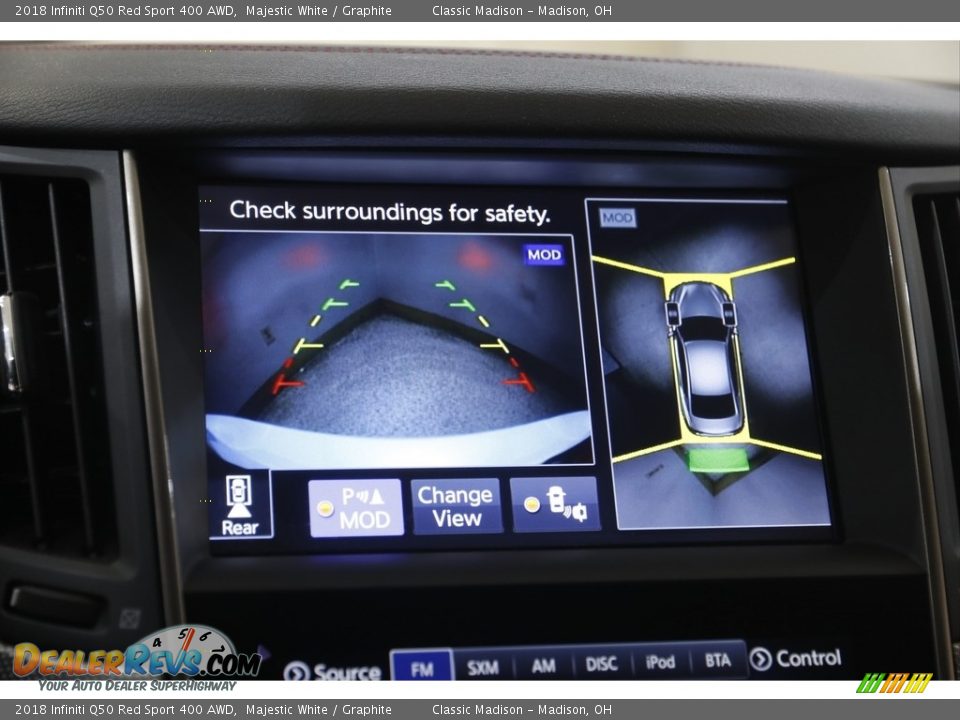 2018 Infiniti Q50 Red Sport 400 AWD Majestic White / Graphite Photo #12