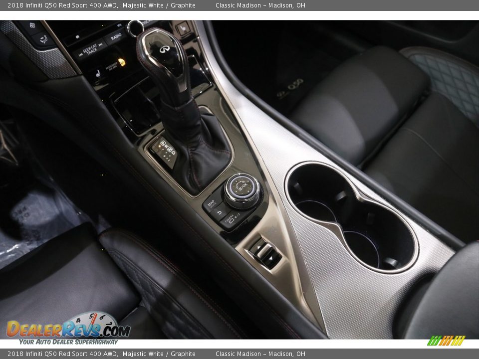 2018 Infiniti Q50 Red Sport 400 AWD Majestic White / Graphite Photo #16