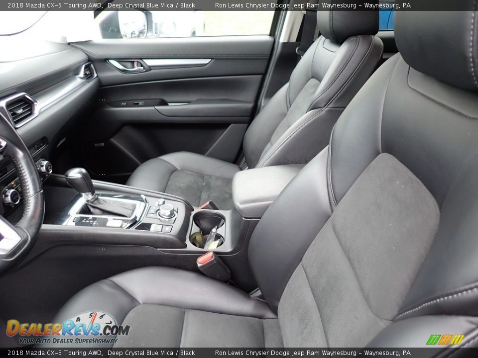 2018 Mazda CX-5 Touring AWD Deep Crystal Blue Mica / Black Photo #11
