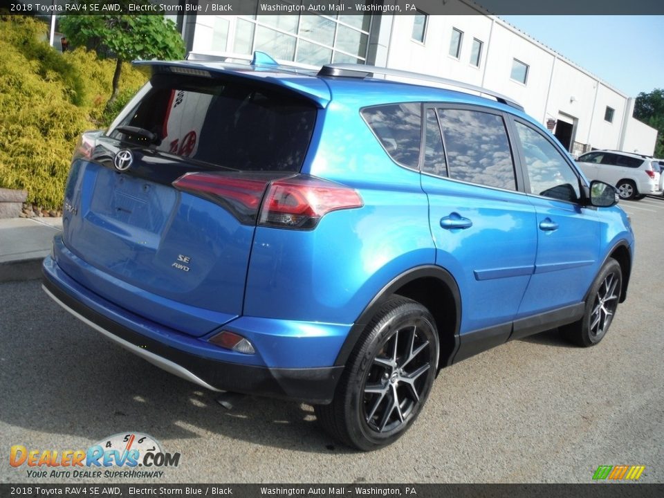 2018 Toyota RAV4 SE AWD Electric Storm Blue / Black Photo #19