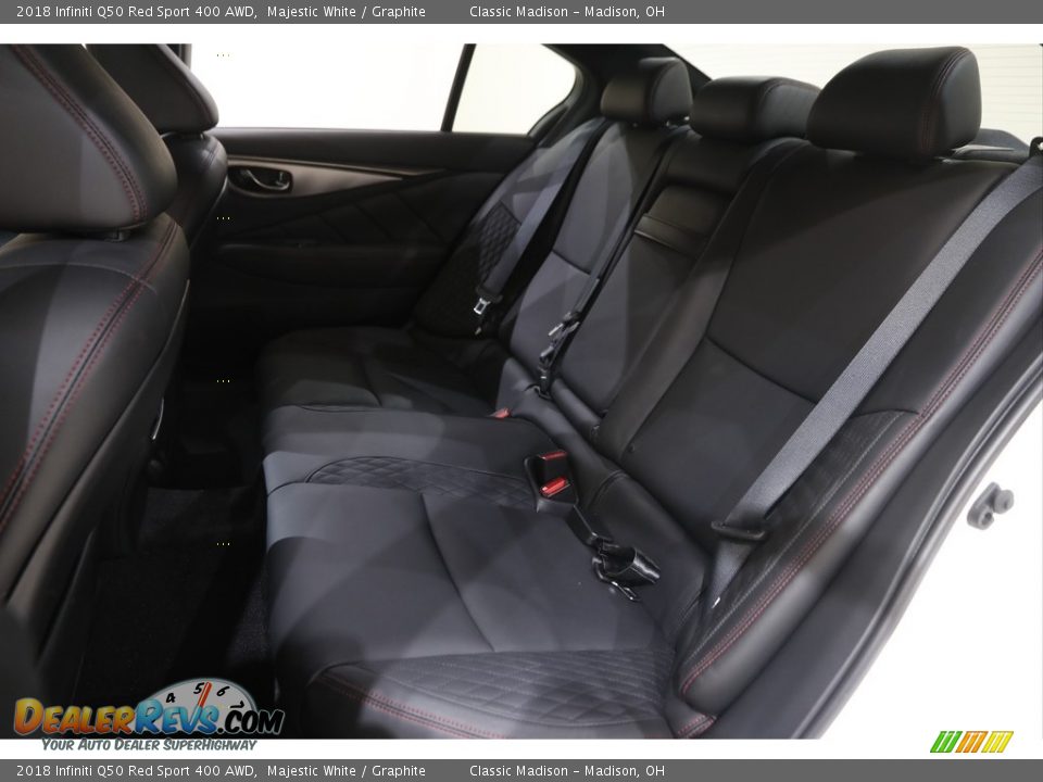 2018 Infiniti Q50 Red Sport 400 AWD Majestic White / Graphite Photo #19
