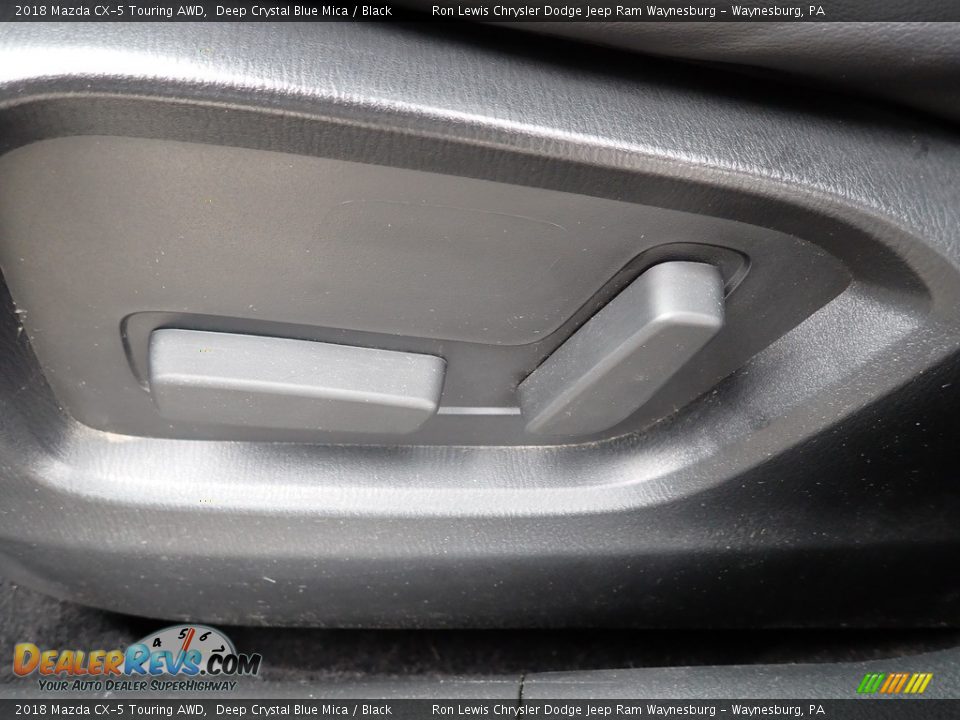 2018 Mazda CX-5 Touring AWD Deep Crystal Blue Mica / Black Photo #16