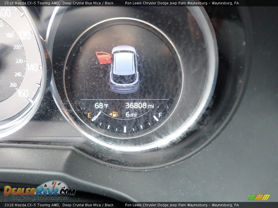 2018 Mazda CX-5 Touring AWD Deep Crystal Blue Mica / Black Photo #20