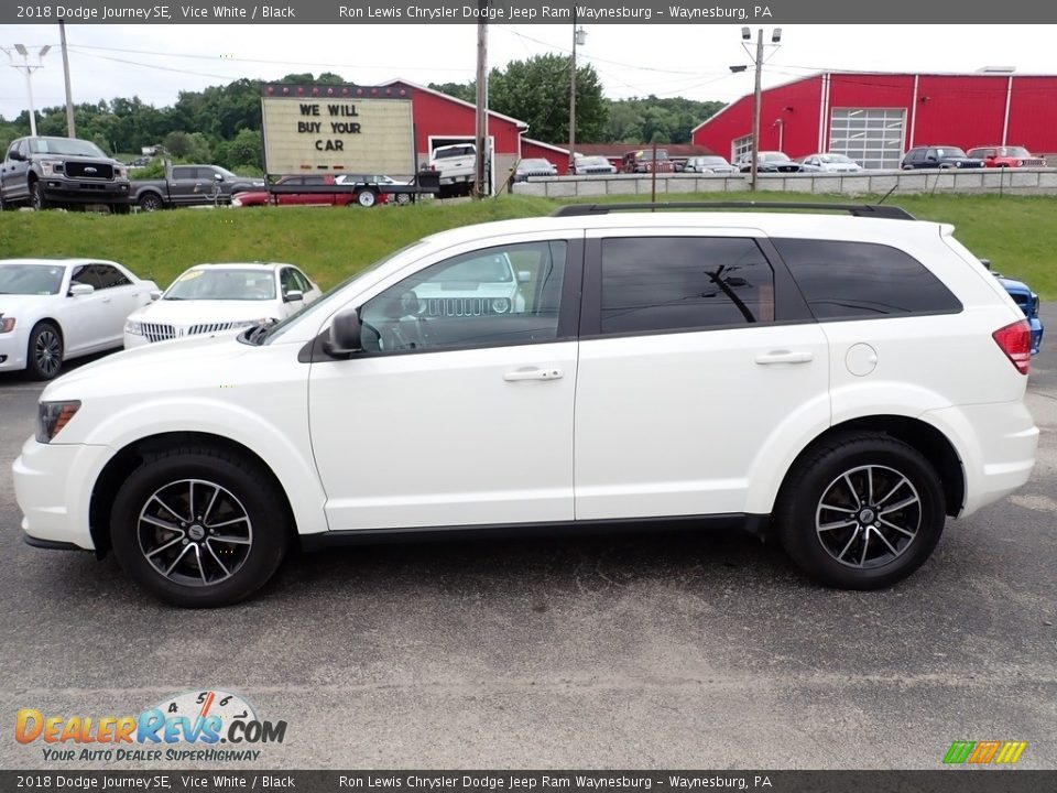 2018 Dodge Journey SE Vice White / Black Photo #2