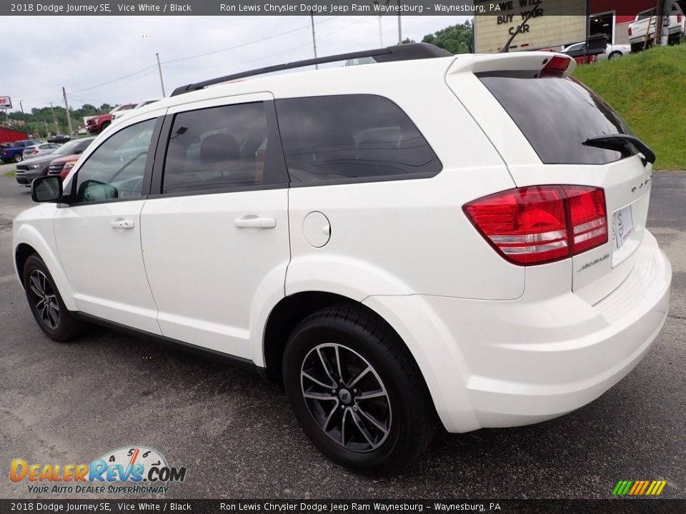 2018 Dodge Journey SE Vice White / Black Photo #3