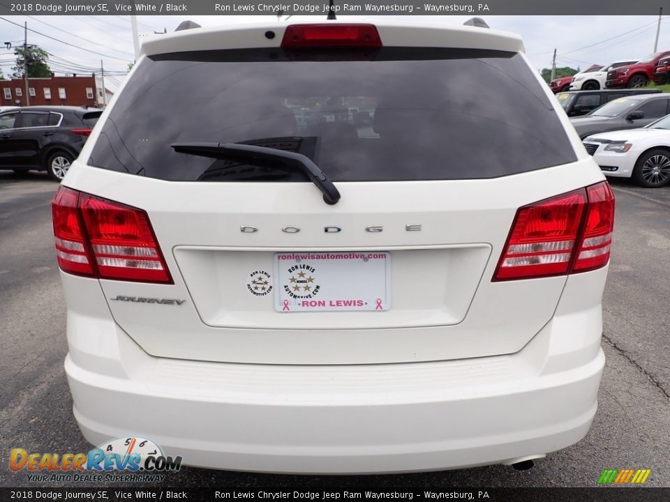 2018 Dodge Journey SE Vice White / Black Photo #4